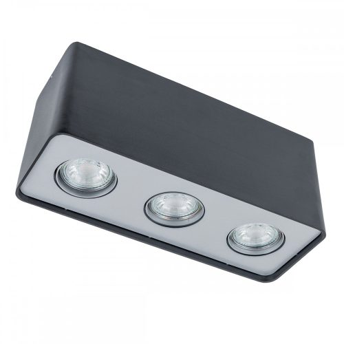 Italux Harris black ceiling lamp