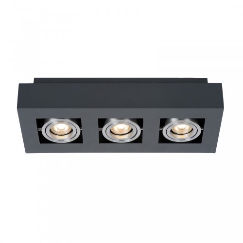 Italux Casemiro black ceiling lamp