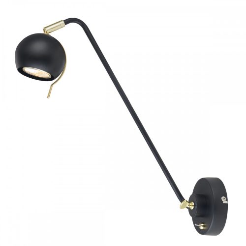 Italux Charissa black wall lamp