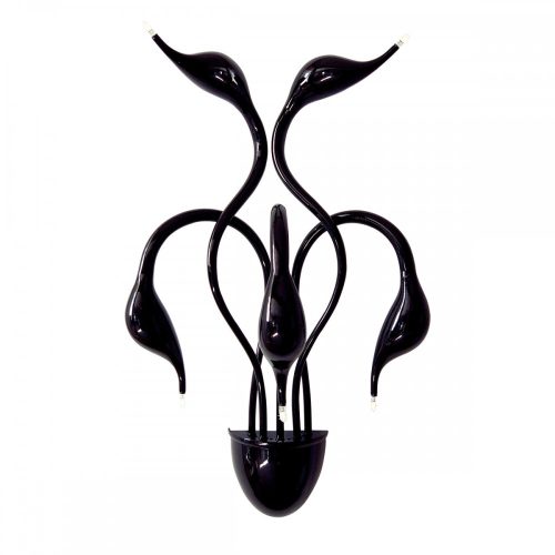 Italux SWAN black wall lamp