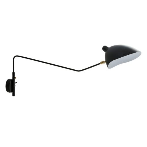 Italux Davis black wall lamp