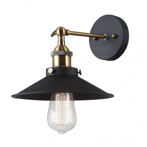 Italux Kermio black wall lamp