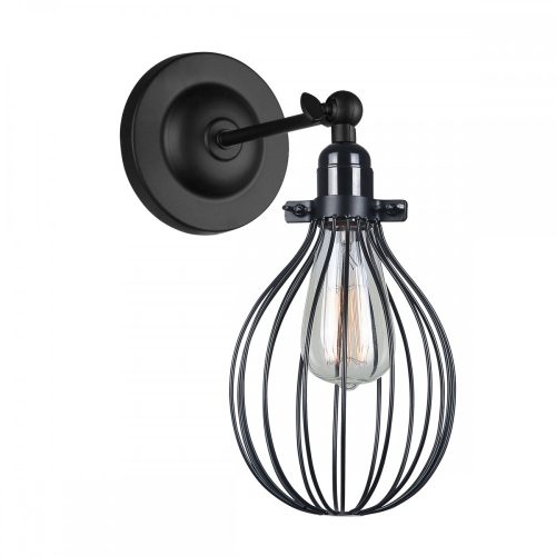 Italux Lesto black wall lamp