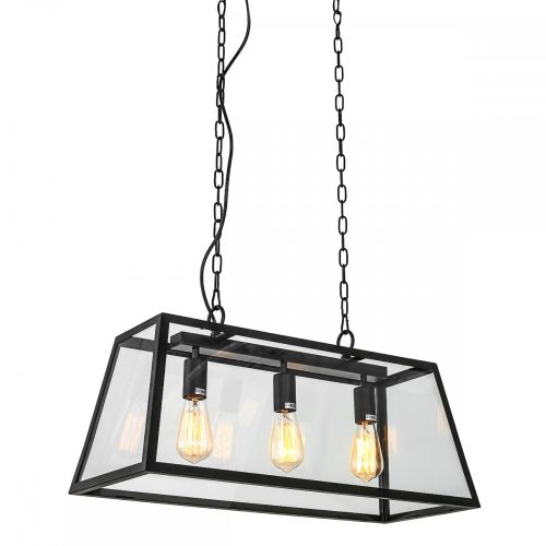 Italux Laverno black pendant