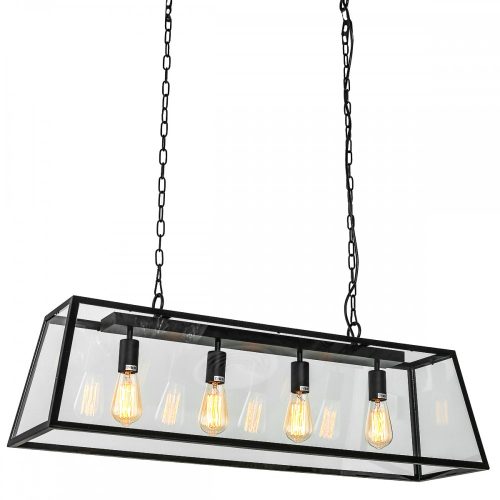 Italux Laverno black pendant