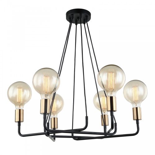 Italux Betty black chandelier