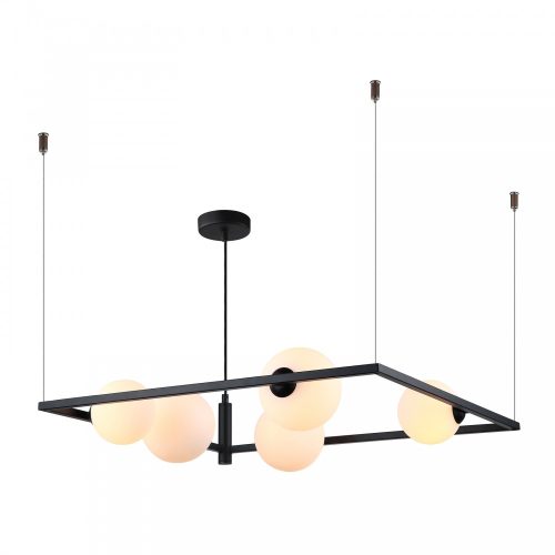 Italux Gareth black chandelier