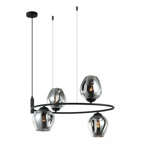 Italux Roxane black chandelier