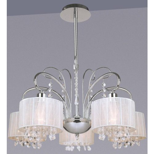 Italux Span white chandelier