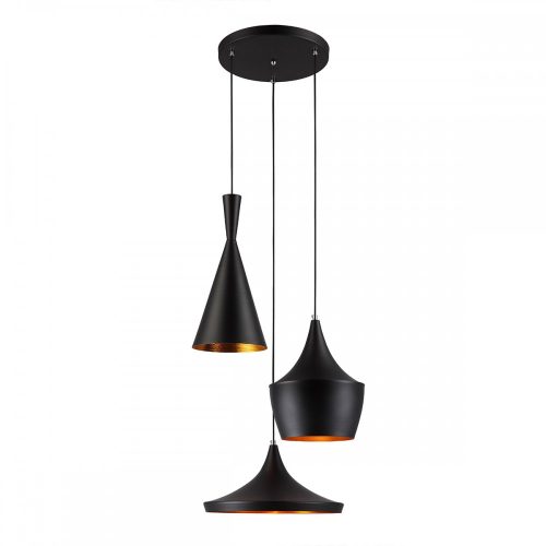 Italux Pedro black pendant