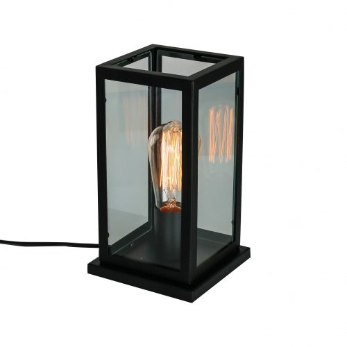 Italux Laverno black table lamp