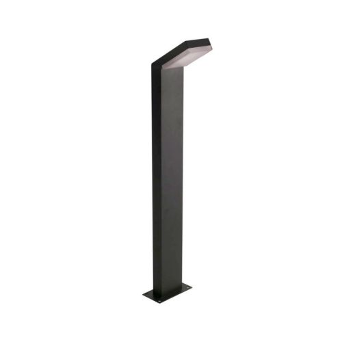 Italux Mira 3K black outdoor floor lamp