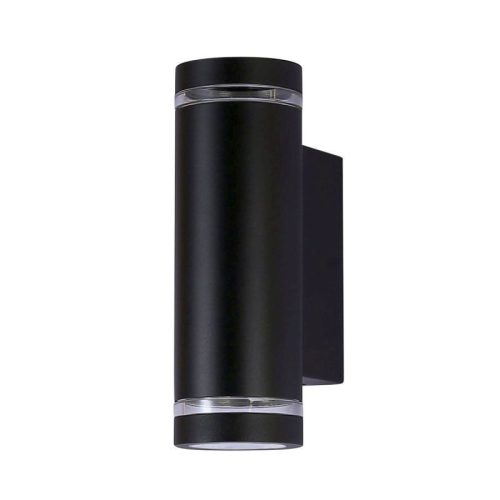 Italux Fondo 3K black outdoor wall lamp