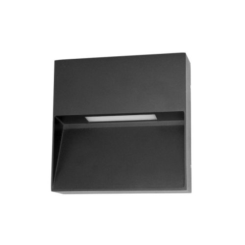 Italux Fenis 3K black outdoor wall lamp