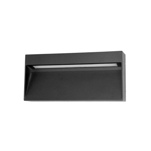 Italux Fenis 3K black outdoor wall lamp