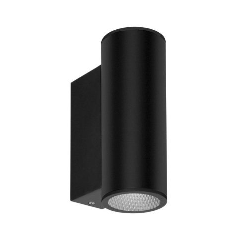 Italux Lenta 3K black outdoor wall lamp