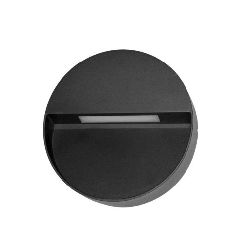 Italux Piana 3K black outdoor wall lamp