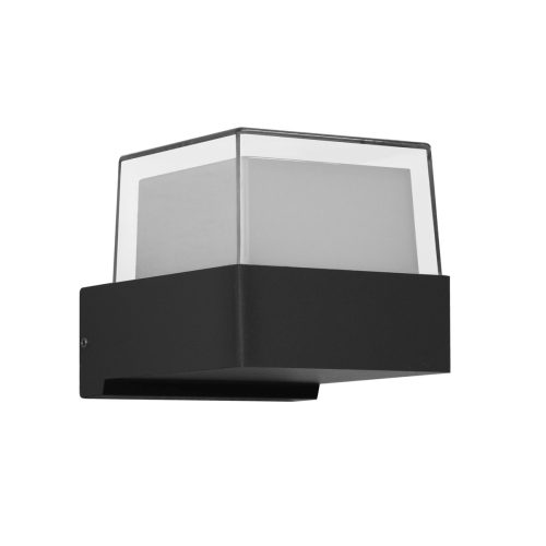 Italux Marti black outdoor wall lamp