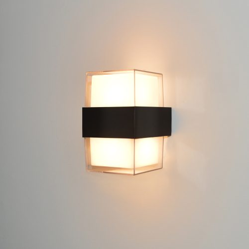 Italux Marti black outdoor wall lamp