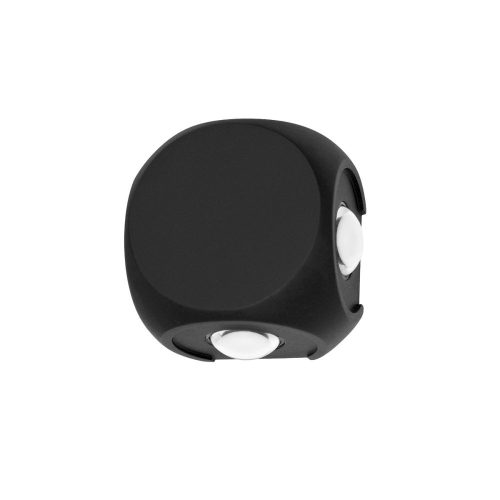 Italux Porso black outdoor wall lamp