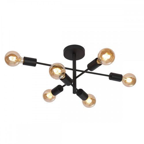 Italux Atlantico black pendant