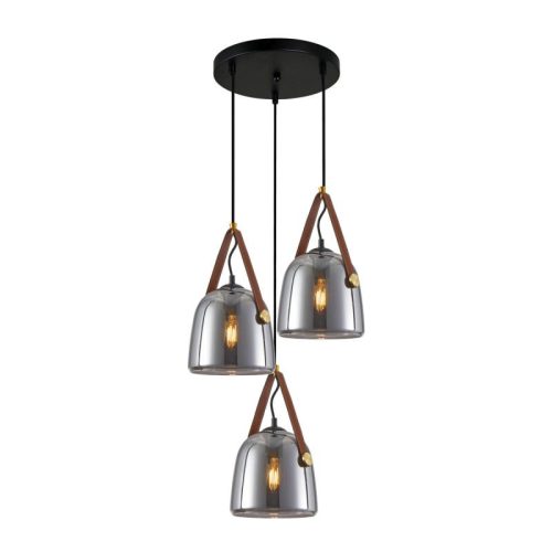 Italux Solta black pendant