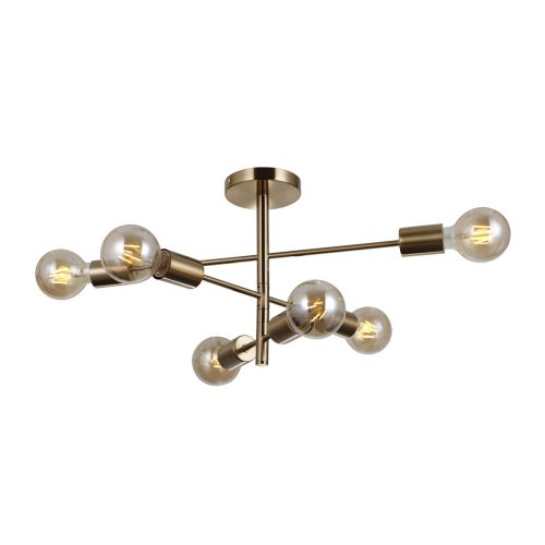 Italux Piansi copper ceiling lamp