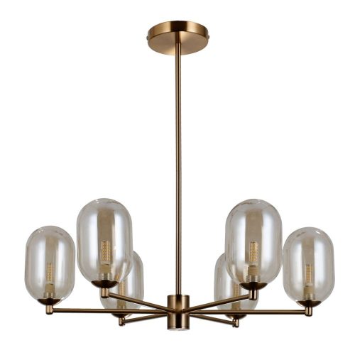 Italux Perano bronze chandelier