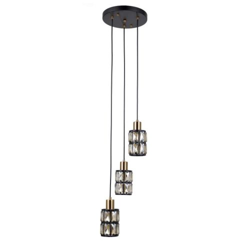 Italux Menfi black pendant