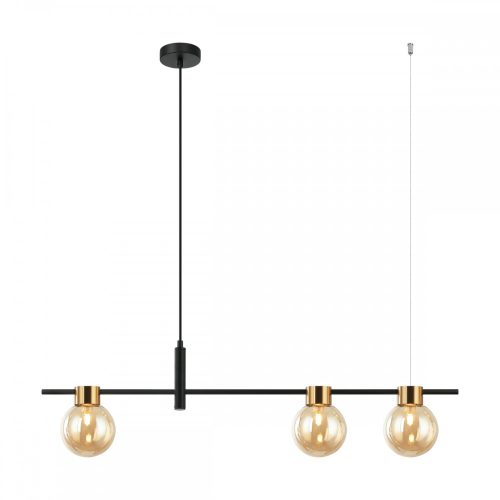 Italux Bletter black chandelier