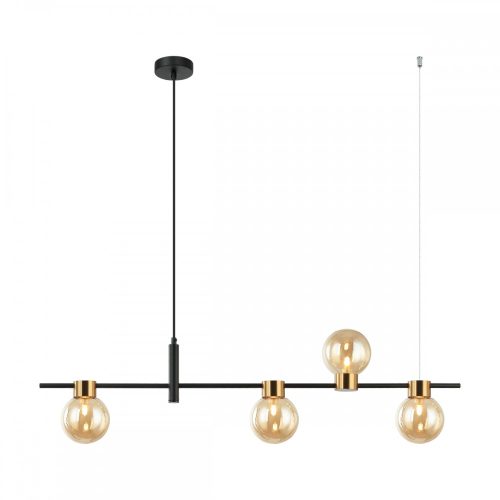 Italux Bletter black chandelier