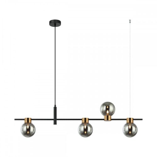 Italux Bletter black chandelier