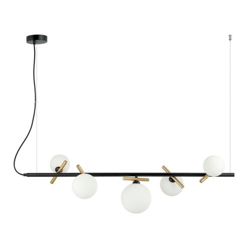 Italux Reverso black chandelier