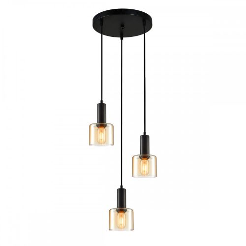 Italux Santia black pendant