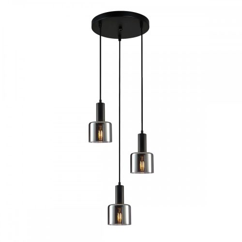 Italux Santia black pendant