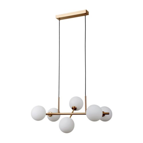 Italux Mirellio copper chandelier