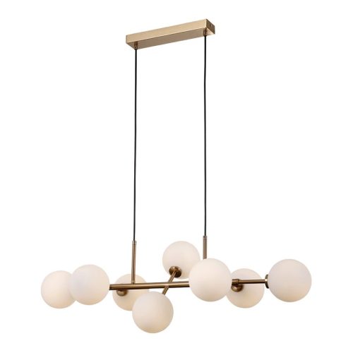 Italux Mirellio copper chandelier