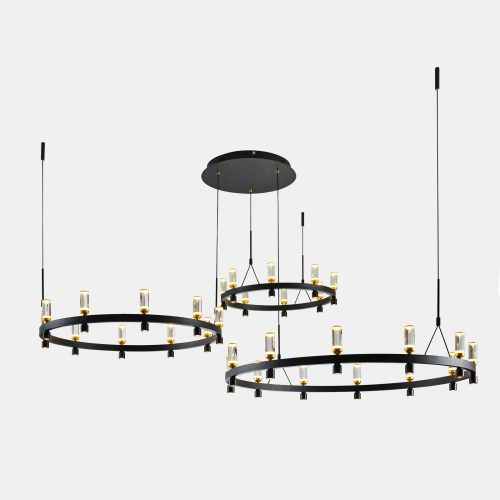 Italux Almelo black pendant