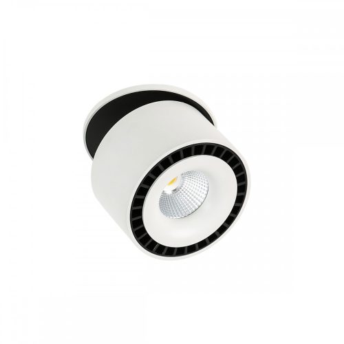 Italux Sevilla Round Recessed 4000K black recessed indoor light