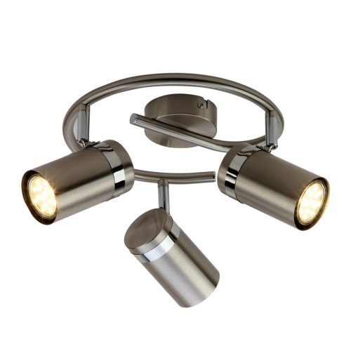 Italux Palmoni chrome spot lamp