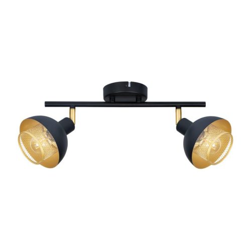 Italux Savio black ceiling lamp