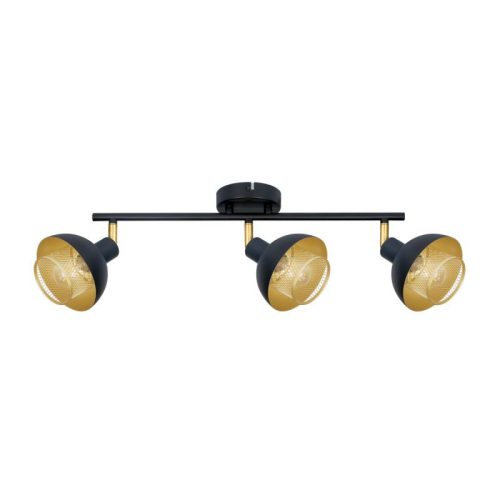 Italux Savio black ceiling lamp