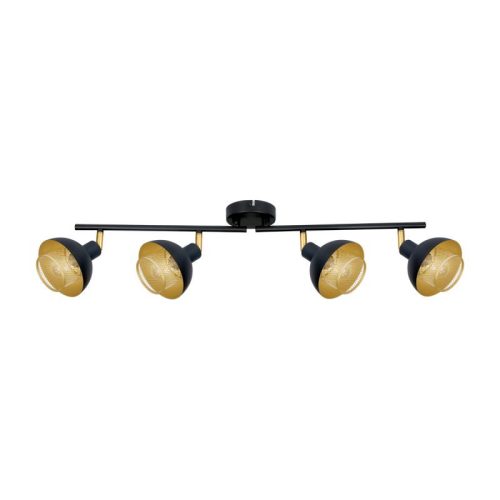 Italux Savio black ceiling lamp