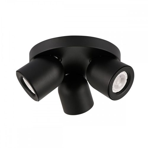 Italux Nuora black ceiling lamp