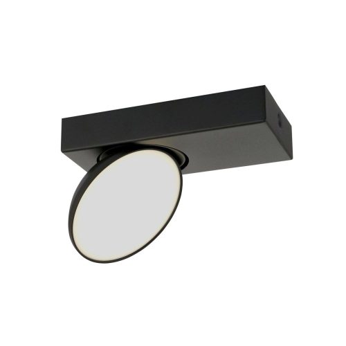 Italux Castelio black ceiling lamp