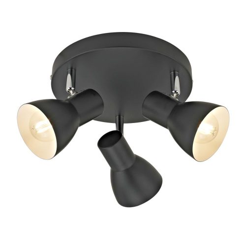 Italux Riado black spot lamp