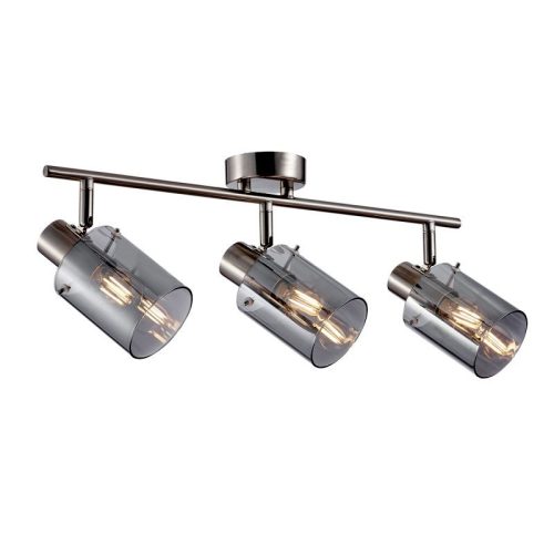 Italux Sardo silver ceiling lamp