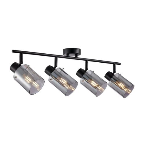 Italux Sardo black ceiling lamp