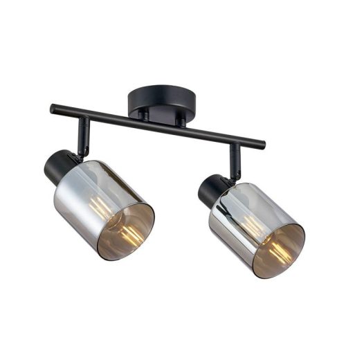 Italux Santia black ceiling lamp