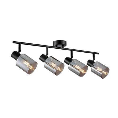 Italux Santia black ceiling lamp